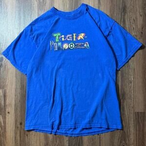 Vintage‎ Tiger Palooza 2006 Sponsors T Shirt Blue Graphic Tee